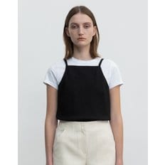 [23SS] Sleeveless Bubble Top [Black] JWBL3E905BK