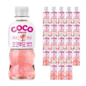 NEW 팔도 신제품 코코뿌요 복숭아맛 280ml 24개