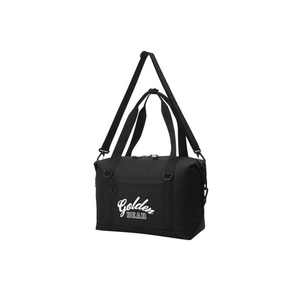 Canvas Logo Printed Boston Bag_G6BOX25121BKX