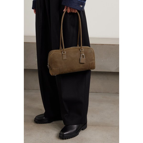 아마조나 31 디보스드 누벅 숄더백 다크 브라운 46376663162983620