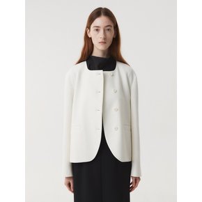 ES TWEED JACKET (IVORY)