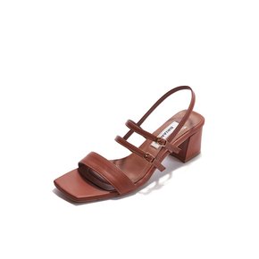 Square Buckle Sandal_Camel