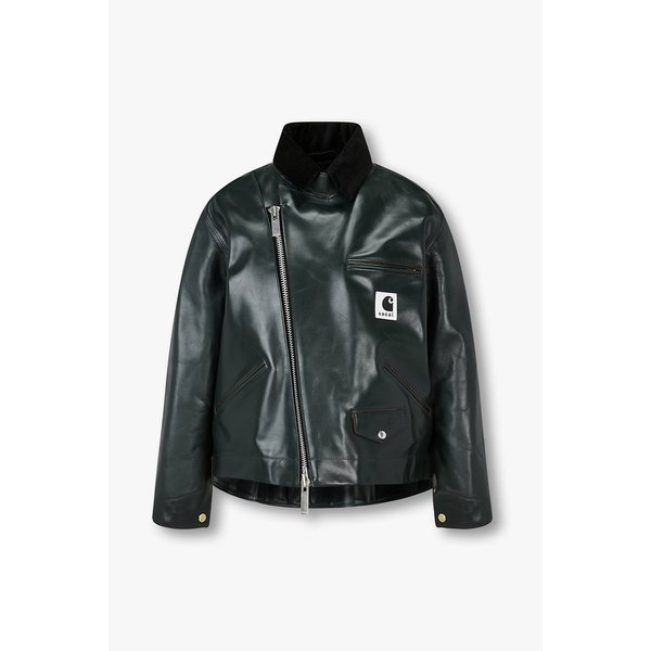 [CARHARTT WIP] 여성 지퍼드 레더 자켓 6415301700000