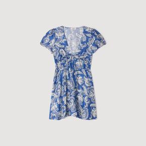 플로럴 짧은 원피스 Bleu / Ecru SFPRO04883