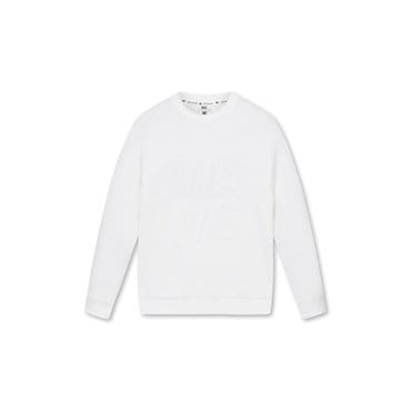 왁 [Athletic FIT] WAAC Mens Emboss Logo Sweatshirt(WMTBA23553WHX)