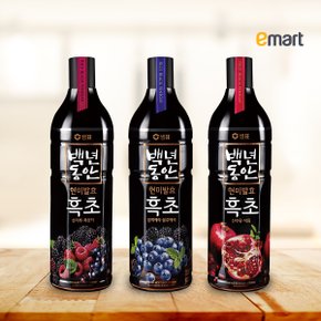 [샘표식품] 백년동안 흑초 900ml 3종 가격 DC 행사