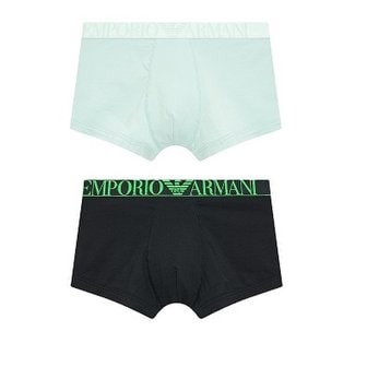 EMPORIO ARMANI 자카드 로고 밴드 드로즈 2종 SET(0814112334,0814112340)