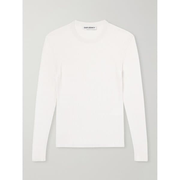 아워레가시 리브 니트 실크 스웨터 46376663162960886