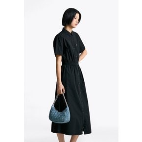 여성 맥시 포플린 셔츠 드레스 T32F1WOP30TWT2 TOMMY JEANS