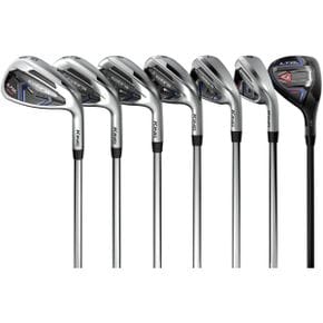 영국 코브라 드라이버 Cobra Golf 2022 LTDX Mens One Length Combo Iron Set 1744041