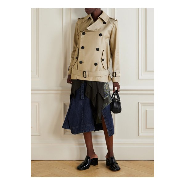 데님 미디 스커트 미드 데님 46376663162908273