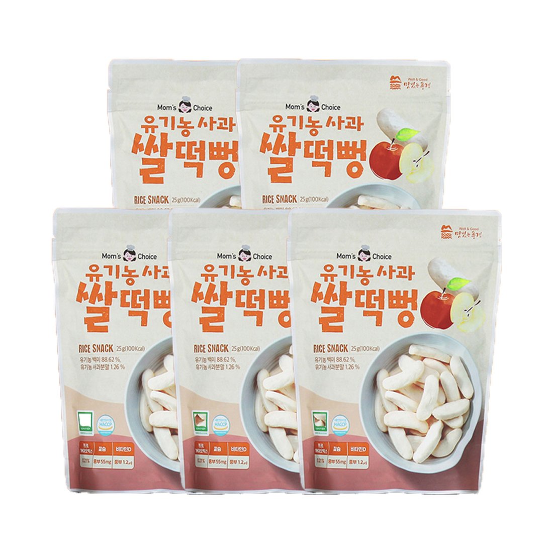[맛있는풍경] 유기농 사과 쌀떡뻥 5봉 기획, 믿고 사는 즐거움 SSG.COM