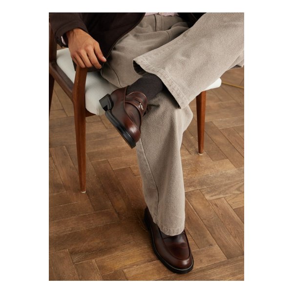 마크 제이콥스 장식 가죽 페니 로퍼 브라운 46376663162871490