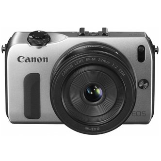  Canon 미러리스 일안 카메라 EOS M 렌즈 키트 EF-M22mm F2 STM 부속 실버