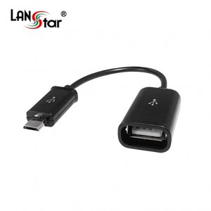 엠지솔루션 LANSTAR LS-MBOTG-0.15MB 마이크로 5핀 OTG 케이블