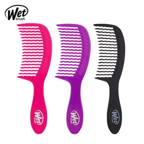 wet brush 디탱글링콤브  헤어 드라이 브러쉬 두피 마사지 머리 빗