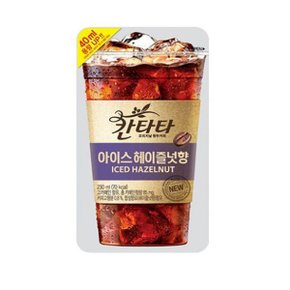 칸타타 아이스커피 헤이즐넛 230ml x 40개 bt