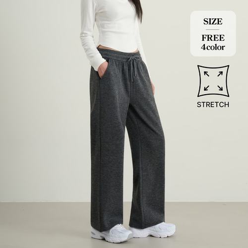 (올데이팬츠17탄) 여성 울 와이드 스판 트레이닝 팬츠