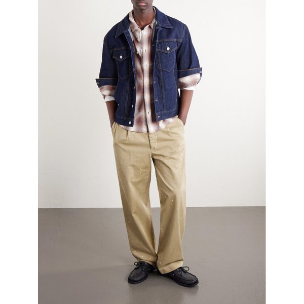 코리더 드리프트우드 체크 코튼 셔츠 46376663163008643