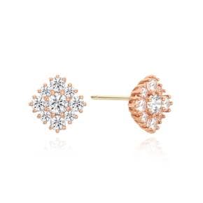 14K 누보 몽드 마리아쥬 귀걸이(Nouveau Monde mariage earring)