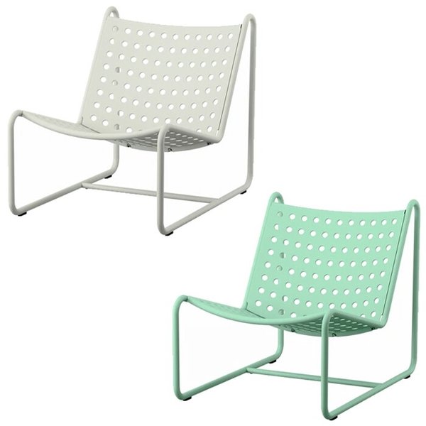 SKOGSON 스콕쇤 야외용 이지체어/안락의자/암체어/라운지체어/1인용소파/정원의자