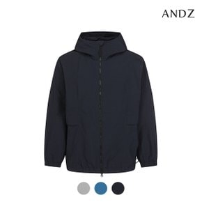 밑단 스트링 후드 집업 점퍼_BLD2JJ3502