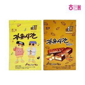 해태 자유시간 오리지널 + 아몬드 초코바 세트 (432g x 2개)