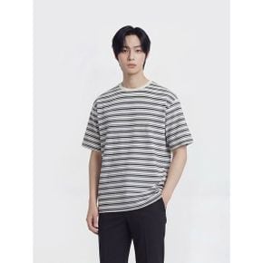 남성 핫썸머 코튼 멀티 스트라이프 반팔티 PHG2TS1110_P425726180