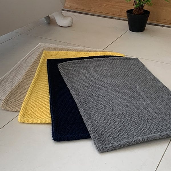 샤인비 밀로우 욕실 주방 발매트 45x65 5컬러