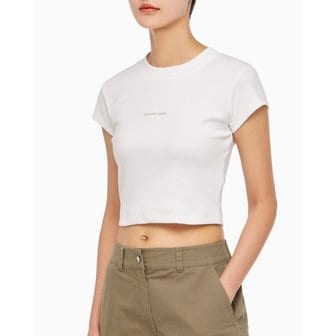 Calvin Klein Jeans 캘빈클라인 진 CALVIN KLEIN JEANS 여 모노그램 베이비 티셔츠 YAF J221171