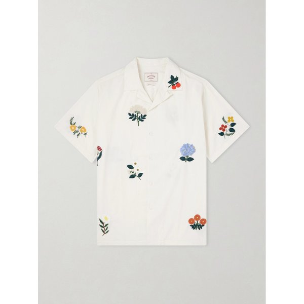 포르투기스 플란넬 자수 코튼 셔츠 46376663163010597