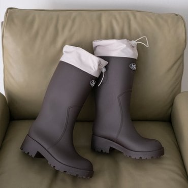 리끌로우 HOU LONG RAIN BOOTS BROWN