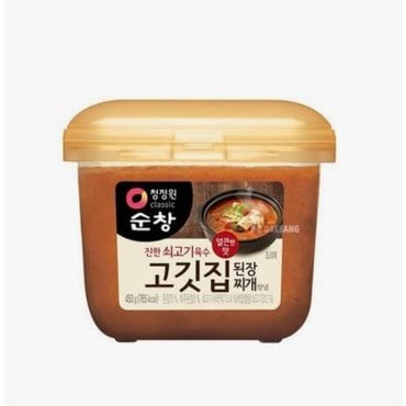 청정원 순창 고깃집된장찌개 450g(각)