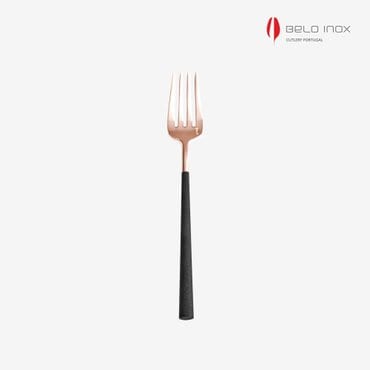 벨로아이녹스 네오 로즈골드 디저트 포크 블랙 1p