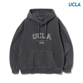 UCLA 피그먼트 스몰 로고 오버핏 후드 티셔츠 UA9LT01 _P370265977