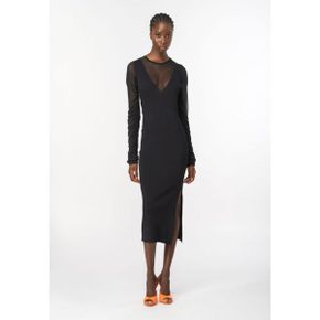 4086978 Pinko BERGAMOTTO - Shift dress limo black