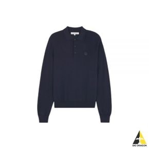 메종키츠네 24FW BOLD FOXHEAD PATCH POLO JUMPER (MM00211KT1036-P476) (볼드