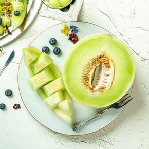 오리지널 왕관 허니듀 고당도 멜론 대과 2.4kg 내외, 1수