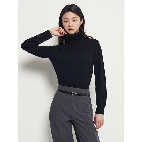 [Essential] 터틀넥 풀오버  블랙 (BF5X51E045)