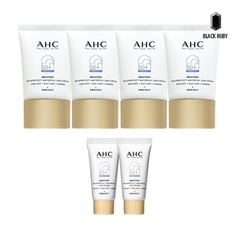 AHC 마스터즈 워터풀 선크림 40ml x4 + 7ml x2 /박세리선크림/미백/주름개선