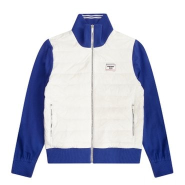 MARTINE GOLF [정상가 498000원]여성 니트 하이브리드 다운점퍼 화이트 (QW0DJP10231)