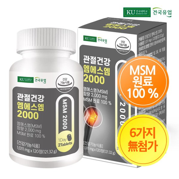 관절건강 엠에스엠 2000 120정x1개(2개월)