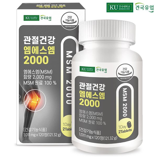 관절건강 엠에스엠 2000 120정x1개(2개월)