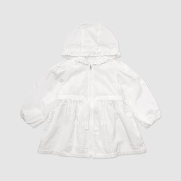 슈슈앤크라 아그네아 바람막이 점퍼 ㅡ 바닐라화이트
