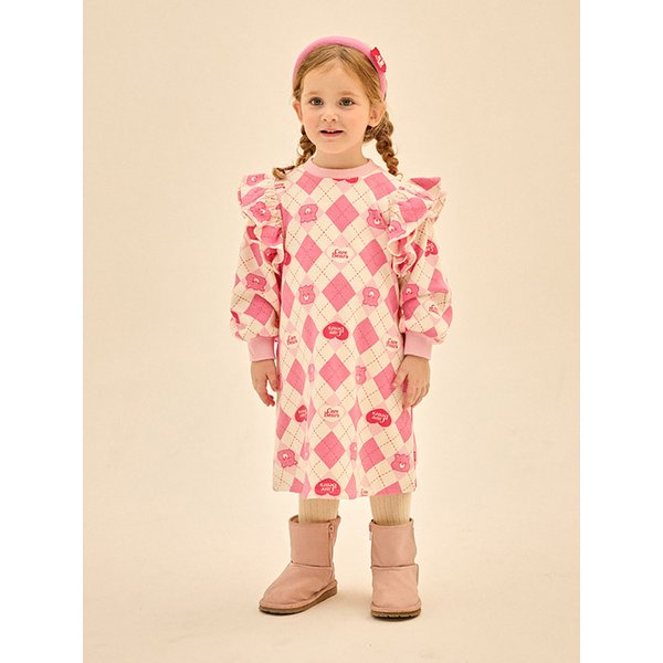 러브어랏 아기일 밍크기모원피스