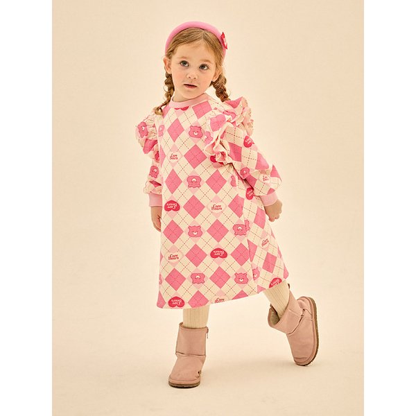 러브어랏 아기일 밍크기모원피스