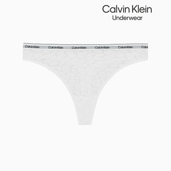 Calvin Klein Jeans [파주점] [캘빈클라인 언더웨어](QD5051-100)여성 모던로고 레이스 하이레그 미드라이즈 T팬티
