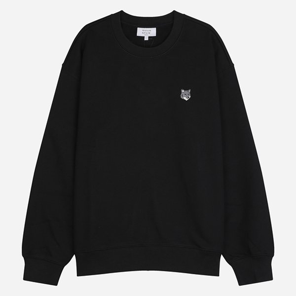 [시흥점] 5F PM00304KM0341 P199 그레이 폭스 헤드 컴포트 스웨트셔츠 블랙