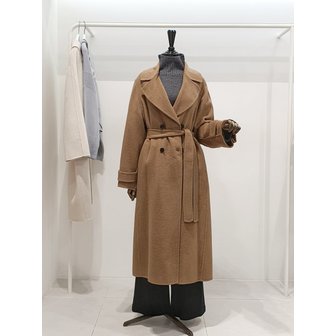 ZOOC [파주점] 쥬크 주크 백플랩 벨티드 더블 롱 코트​ V254MSG971