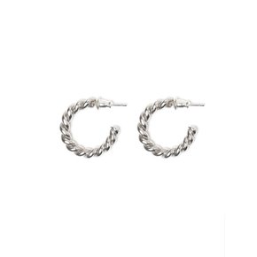 ROPE EARRING_Silver_L